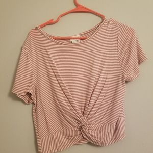 Stripped Crop Top